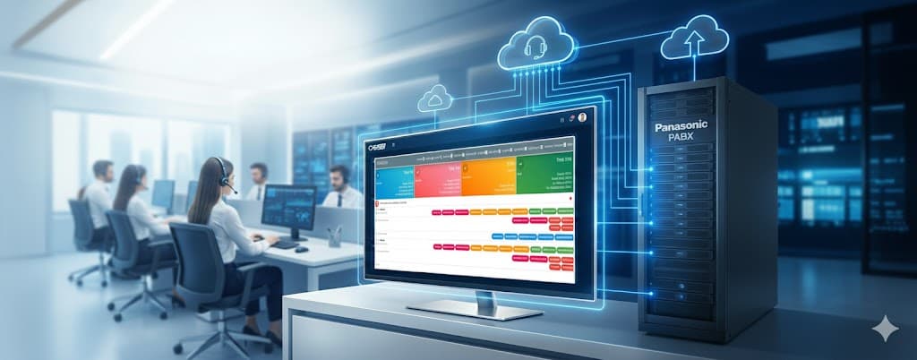 Plataforma de monitoramento telefonico para o PABX Panasonic