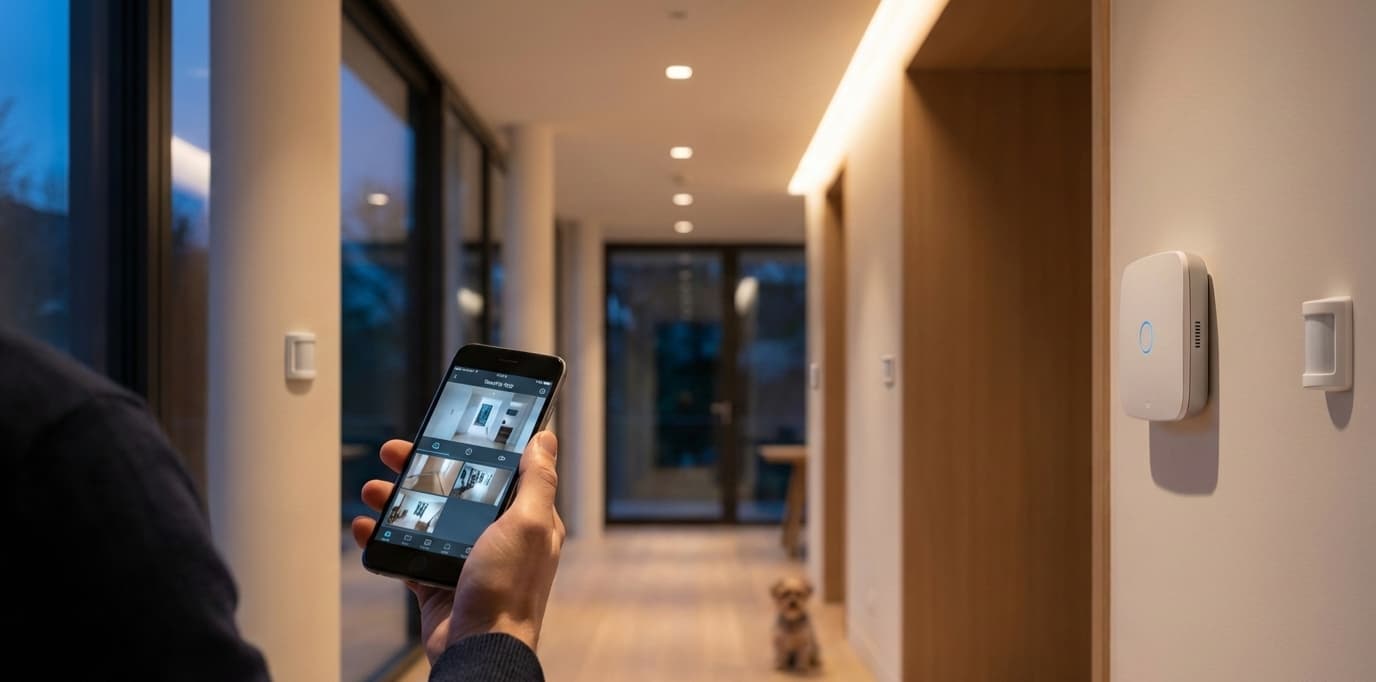 Central de alarme inteligente, monitoramento em tempo real pelo celular