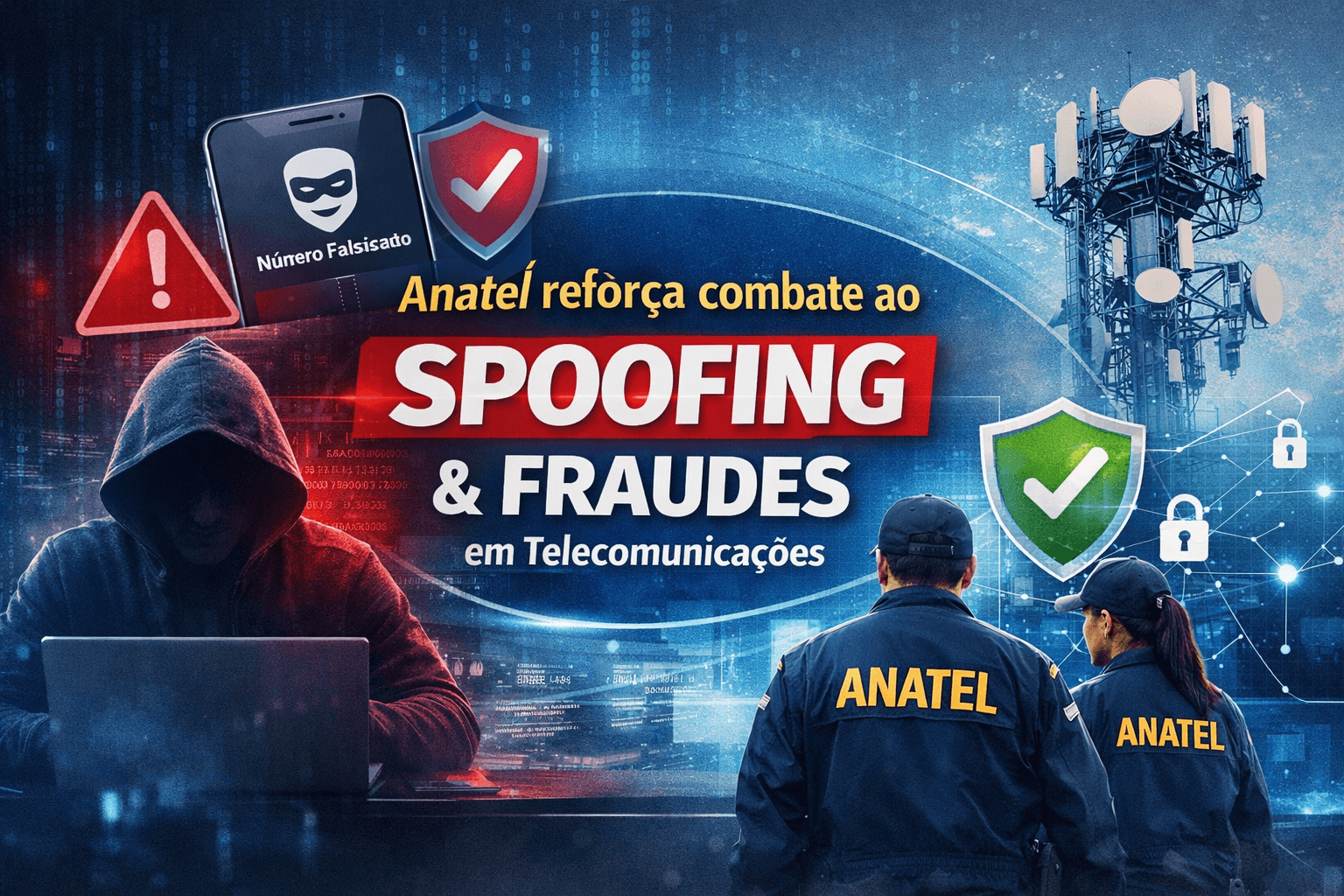 Anatel reforça combate ao spoofing e fraudes em telecomunicações